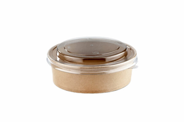 1000ml Kraft Round <br>Salad Bowl - Image 2