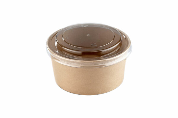 500ml Kraft Round <br>Salad Bowl - Image 2