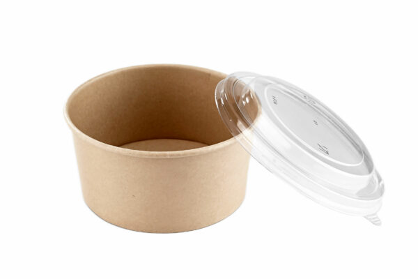 500ml Kraft Round <br>Salad Bowl - Image 3