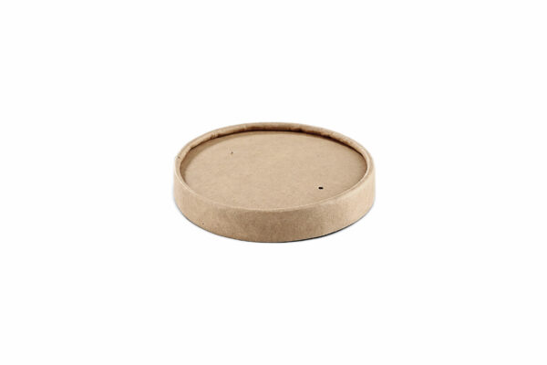 8<small>oz</small>/12<small>oz</small> Kraft <br>Soup Cup Lid - Image 2