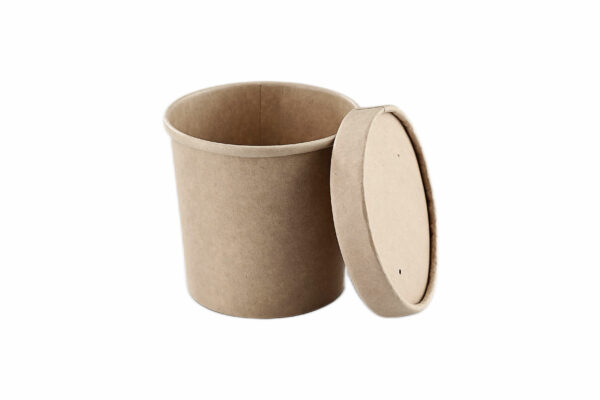 12<small>oz</small> Kraft Soup <br>Container - Image 2