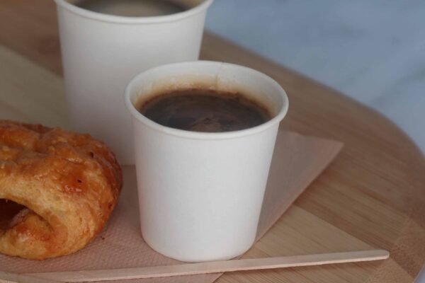 4<small>oz</small> Plain White Single <br>Wall Espresso Cup - Image 2
