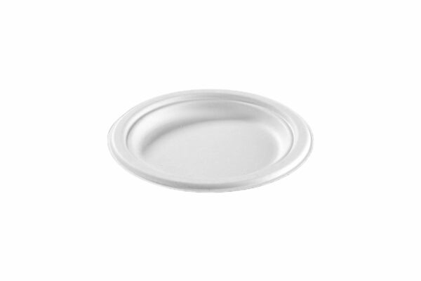 7" Round <br>Bagasse Plate