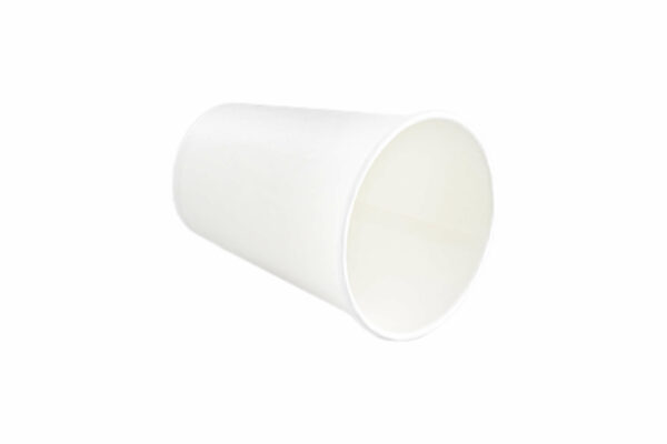 12<small>oz</small> Plain White Single <br>Wall Paper Cup - Image 2