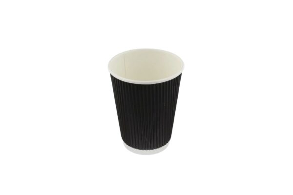 12<small>oz</small> Black<br>PE Cup