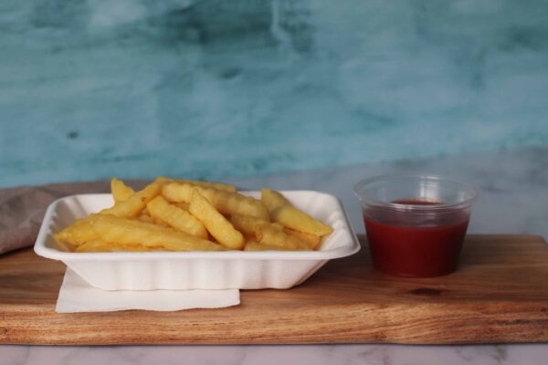 9x6" Large Bagasse<br>Tray - Image 4