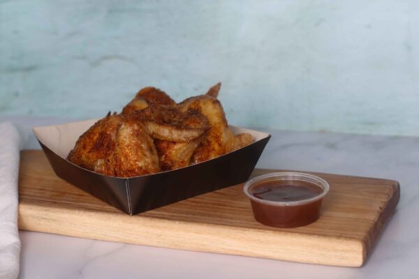 5" Black <br>Burger Tray - Image 3